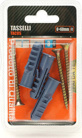 Kit-3-pcs-Tasselli-12x60mm-Con-Viti-6x60mm-A2Zworld