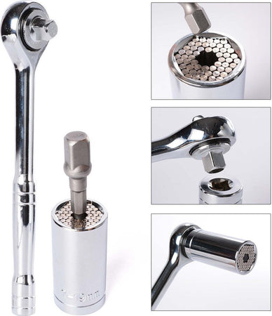 KIT 3 PEZZI CHIAVE UNIVERSALE A BUSSOLA da 7 A 19 mm AVVITA SVITA DADO BULLONE Fai da te/Utensili elettrici e a mano/Utensili a mano/Bussole e set di bussole/Corredi di bussole/Standard Trade Shop italia - Napoli, Commerciovirtuoso.it