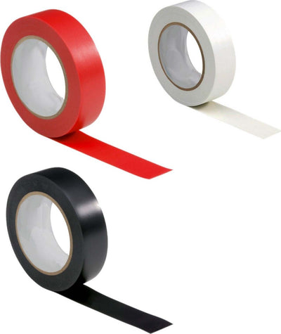 KIT 3 ROTOLI NASTRO ISOLANTE ELETTRICO NERO ROSSO BIANCO PER ELETTRICISTA PVC Fai da te/Ferramenta/Adesivi e sigillanti/Nastro adesivo/Nastro isolante Trade Shop italia - Napoli, Commerciovirtuoso.it