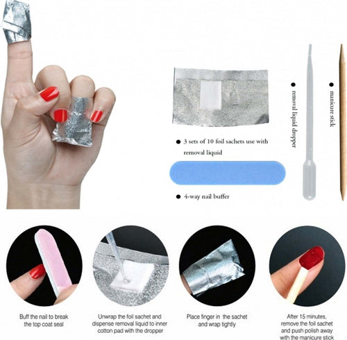 KIT 30PZ FOGLI IN ALLUMINIO SPUGNA BASTONCINO LIMETTA PILETTA RIMOZIONE SMALTO Bellezza/Manicure e pedicure/Strumenti e accessori/Accessori per Nail Art/Kit di decorazione Trade Shop italia - Napoli, Commerciovirtuoso.it