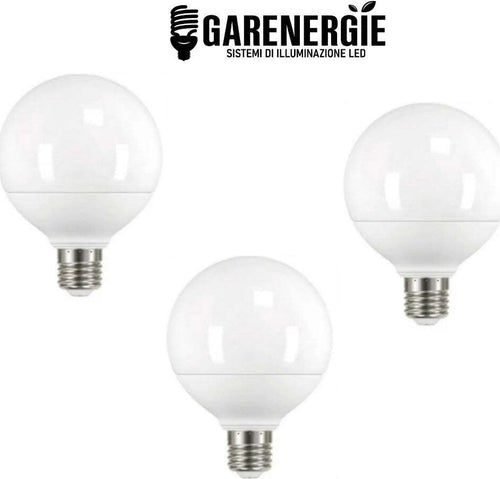 kit 3pz lampada bulbo globo led g95 15w e27 bianco freddo 6000k Illuminazione/Lampadine/Lampadine a LED Led Mall Home - Napoli, Commerciovirtuoso.it