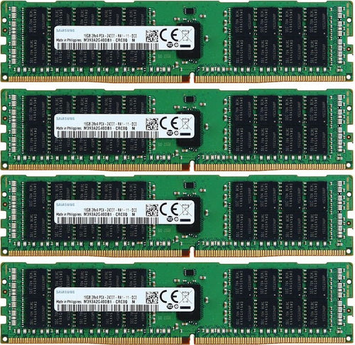 Kit 4 Banchi RAM Samsung per SERVER 16GB DDR4 2Rx4 PC4-2400T RA1 11 MC0 M393A2G40DB1-CRC4Q - RICONDIZIONATO