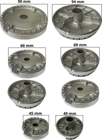 KIT-4-BRUCIATORI-+-PIATTELLI-4-FUOCHI-PIANO-COTTURA-CUCINA-GAS-SCHAUB-LORENZ