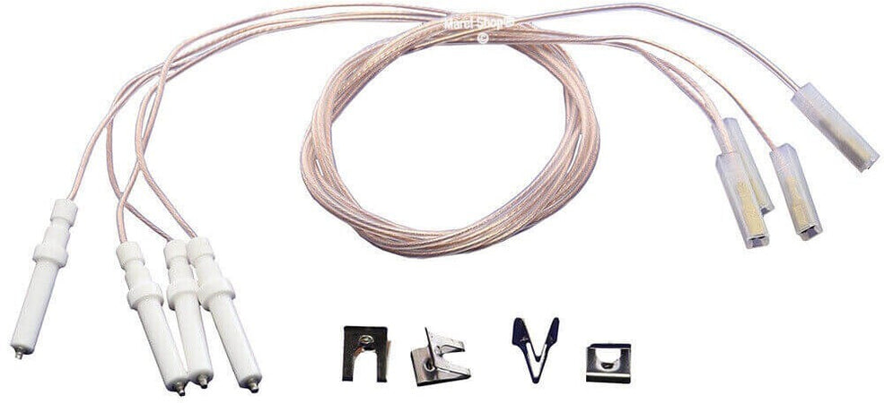 Kit 4 candelette per accensione piani cottura lunghezza candela 3,4 cm