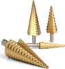 Kit-4-Frese-Da-4-A-39-Fresa-Conica-A-Scalini-Gradini-Trapano-Forare-Metallo-Tools