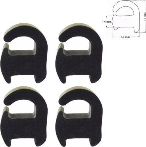 Kit-4-gommini-griglie-cucina-Rex-Electrolux-Zanussi-paracolpi-antigraffio