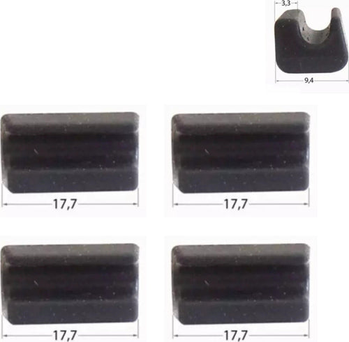 Kit-4-Gommini-Paracolpi-Antigraffio-Griglia-Cucina-Piano-Cottura-Multimarche