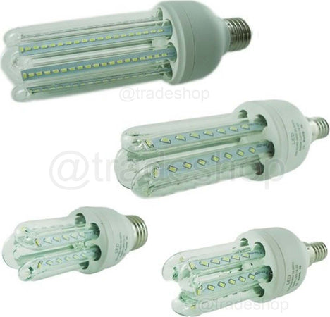 KIT 4 LAMPADINE LED ATTACCO E27 9W FARETTO LUCE BIANCO FREDDO 6000K DURATA Illuminazione/Lampadine/Lampadine a LED Trade Shop italia - Napoli, Commerciovirtuoso.it