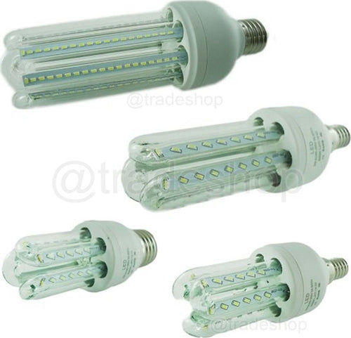 KIT 4 LAMPADINE LED ATTACCO E27 9W FARETTO LUCE BIANCO FREDDO 6000K DURATA Illuminazione/Lampadine/Lampadine a LED Trade Shop italia - Napoli, Commerciovirtuoso.it