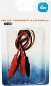 Kit 4 Pezzi Cavi Test Con Morsetti Clip A Coccodrillo Per Batteria 47 Cm Xc-1344 Casa, arredamento e bricolage > Materiale Elettrico Trade Shop italia - Napoli, Commerciovirtuoso.it