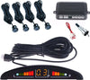 KIT-4-SENSORI-DI-PARCHEGGIO-CON-DISPLAY-LED+SUONO-NERI