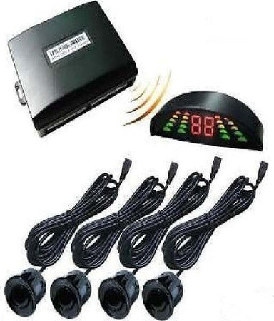 KIT 4 SENSORI DI PARCHEGGIO CON MINI DISPLAY LED WIRELESS SUONO FRESA NERI Elettronica/Elettronica per veicoli/Elettronica per auto/Park Assist Trade Shop italia - Napoli, Commerciovirtuoso.it