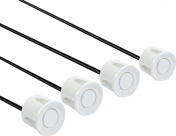 Kit 4 Sensori Parcheggio Per Auto Retromarcia Posteriori Bianchi Con Led Display Elettronica/Elettronica per veicoli/Elettronica per auto/Park Assist Trade Shop italia - Napoli, Commerciovirtuoso.it