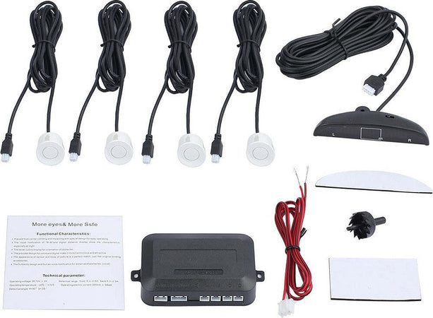 Kit 4 Sensori Parcheggio Con Display LED E Cicalino - Per Auto E Camper, 12V - Foto 2