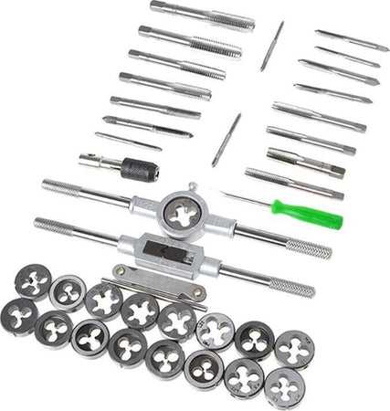 Kit-40-Filiere-Machi-E-Femmina-Per-Filettatura-Filiera-In-Valigetta-Tools
