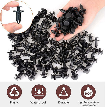 Kit 40pz Clip Di Fissaggio Automatico Rivetto In Plastica Per Paraurti Auto Nero Auto e Moto/Parti per auto/Allestimenti interni/Dadi e bulloni Trade Shop italia - Napoli, Commerciovirtuoso.it