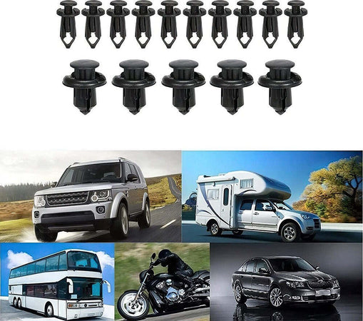 Kit 40pz Clip Di Fissaggio Automatico Rivetto In Plastica Per Paraurti Auto Nero Auto e Moto/Parti per auto/Allestimenti interni/Dadi e bulloni Trade Shop italia - Napoli, Commerciovirtuoso.it