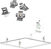 Kit 4pz Ganci Con Molla Intec per Pannello Fai da te/Ferramenta/Ganci/Ganci per pannelli forati Liquidator Italia - Nicosia, Commerciovirtuoso.it
