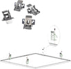 Kit 4pz Ganci Con Molla Intec per Pannello Fai da te/Ferramenta/Ganci/Ganci per pannelli forati Liquidator Italia - Nicosia, Commerciovirtuoso.it