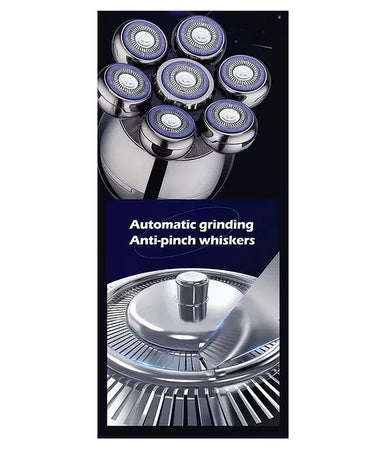 Kit 5 In 1 Tagliacapelli Rasoio Multifunzione Massaggiatore V-315 Per Uomo Ipx5