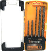 Kit-5-Punte-Trapano-Attacco-Sds-Plus-110-160-Mm-Per-Forare-Pietra-Muro-Cemento-Hoteche