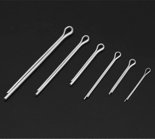 Kit-555-Coppiglie-Perni-Fermi-Di-Sicurezza-In-Acciaio-Assortimento-Varie-Misure