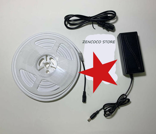 Kit 5mt Striscia Strip Flex Led Bobina Neon Flessibile Tubo Esterno +Alimentatore Elettronica/Elettronica per veicoli/Accessori/Accessori per cellulari/Caricabatterie wireless Zencoccostore - Formia, Commerciovirtuoso.it