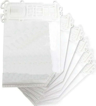 Kit 6 Pezzi Sacchetti Aspirapolvere in Microfibra Compatibili Folletto VK135 e VK136