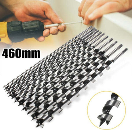 Kit-6-Punte-Per-Trapano-Tassellatore-Puntale-Trivella-Autofilettante-Legno-460m
