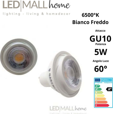 kit 6 pz faretto led 5w gu10 bianco freddo 6000k Illuminazione/Lampadine/Lampadine a LED Led Mall Home - Napoli, Commerciovirtuoso.it