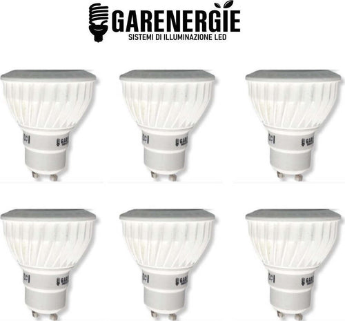 kit 6 pz faretto led 6W gu10 bianco freddo 6000K Illuminazione/Lampadine/Lampadine a LED Led Mall Home - Napoli, Commerciovirtuoso.it