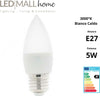 kit 6 pz lampadina led e27 c37 5w bianco freddo 6500k Illuminazione/Lampadine/Lampadine a LED Led Mall Home - Napoli, Commerciovirtuoso.it