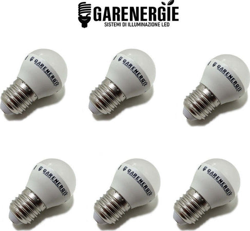 kit 6 pz lampadina led sfera mini globo g45 bulbo 5w e27 luce naturale 4000k Illuminazione/Lampadine/Lampadine a LED Led Mall Home - Napoli, Commerciovirtuoso.it