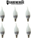 kit 6pz lampada soffio di vento led 5w e14 vetro bianco freddo 6500k Illuminazione/Lampadine/Lampadine a LED Led Mall Home - Napoli, Commerciovirtuoso.it