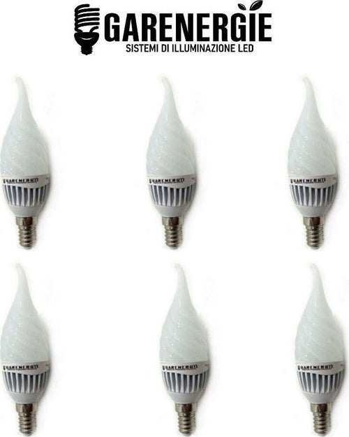 kit 6pz lampada soffio di vento led 5w e14 vetro bianco freddo 6500k Illuminazione/Lampadine/Lampadine a LED Led Mall Home - Napoli, Commerciovirtuoso.it