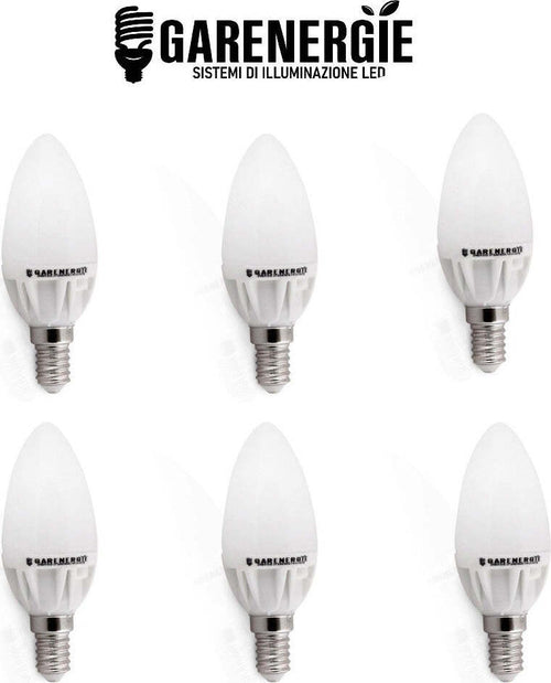 kit 6pz lampadina oliva candela led 3w e14 bianco caldo 3000k Illuminazione/Lampadine/Lampadine a LED Led Mall Home - Napoli, Commerciovirtuoso.it