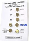 Kit-7-ugelli-cucina-piano-cottura-Candy-6-fuochi-gas-metano---6MB