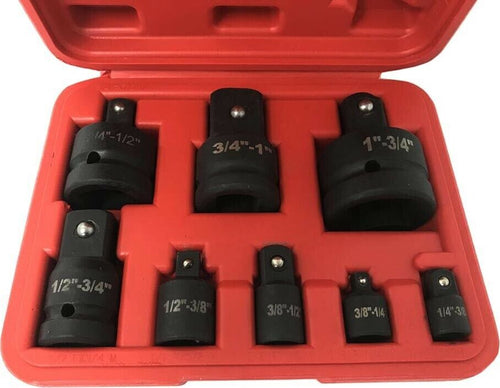 Kit-8-Adattatori-Riduttori-Impatto-Bussole-Aria-Compressa-Tools