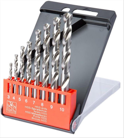 Kit 8 punte per metallo ferro in acciaio con custodia per trapano avvitatore Fai da te/Utensili elettrici e a mano/Utensili elettrici/Trapani/Trapani combinati La Zappa - Altamura, Commerciovirtuoso.it