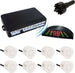 Kit 8 Sensori Di Parcheggio Bianchi Con Centralina Display Led Suono Acustico Elettronica/Elettronica per veicoli/Elettronica per auto/Park Assist Trade Shop italia - Napoli, Commerciovirtuoso.it