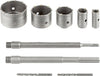 Kit-9-Frese-Carotatrici-Fresa-Muro-30-40-65-80-100-Mm-Asta-Sds-Max-Sds-Plus-Gloriashoponline