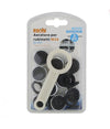 Kit 9pz Aeratori Per Rubinetto M24 In Abs 24mm Chiave Serraggio Guarnizioni 59031