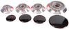 Kit +Bruciatori + Cappellotti Piattelli Adattabili Smeg 2 Fori