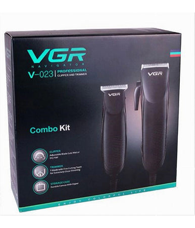 Kit A 2 Rasoi Combinato Tagliacapelli Barba Trimmer Professionale Con Filo V-023