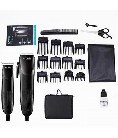 Kit A 2 Rasoi Combinato Tagliacapelli Barba Trimmer Professionale Con Filo V-023
