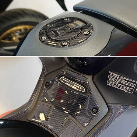 Kit-adesivi-3D-argento-protezioni-scooter-compatibili-con-Yamaha-Tmax-560-2022