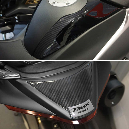 Kit-adesivi-3D-argento-protezioni-scooter-compatibili-con-Yamaha-Tmax-560-2022