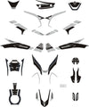 Kit-adesivi-3D-argento-protezioni-scooter-compatibili-con-Yamaha-Tmax-560-2022