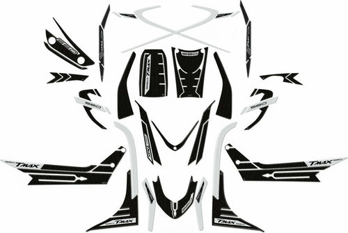 Kit-ADESIVI-in-GEL-3D-compatibili-YAMAHA-Tmax-560-2020-2021-CARBON-LOOK-ARGENTO