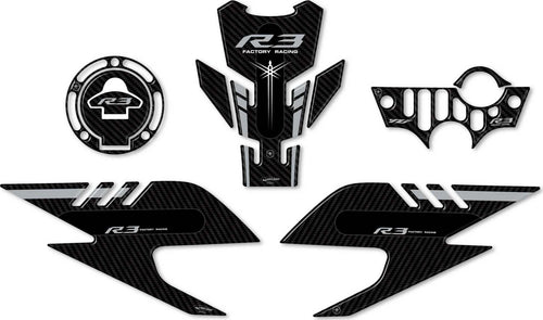 Kit-Adesivi-in-resina-3D-Protezioni-per-Moto-compatibili-Yamaha-YZF-R3-2019-2023